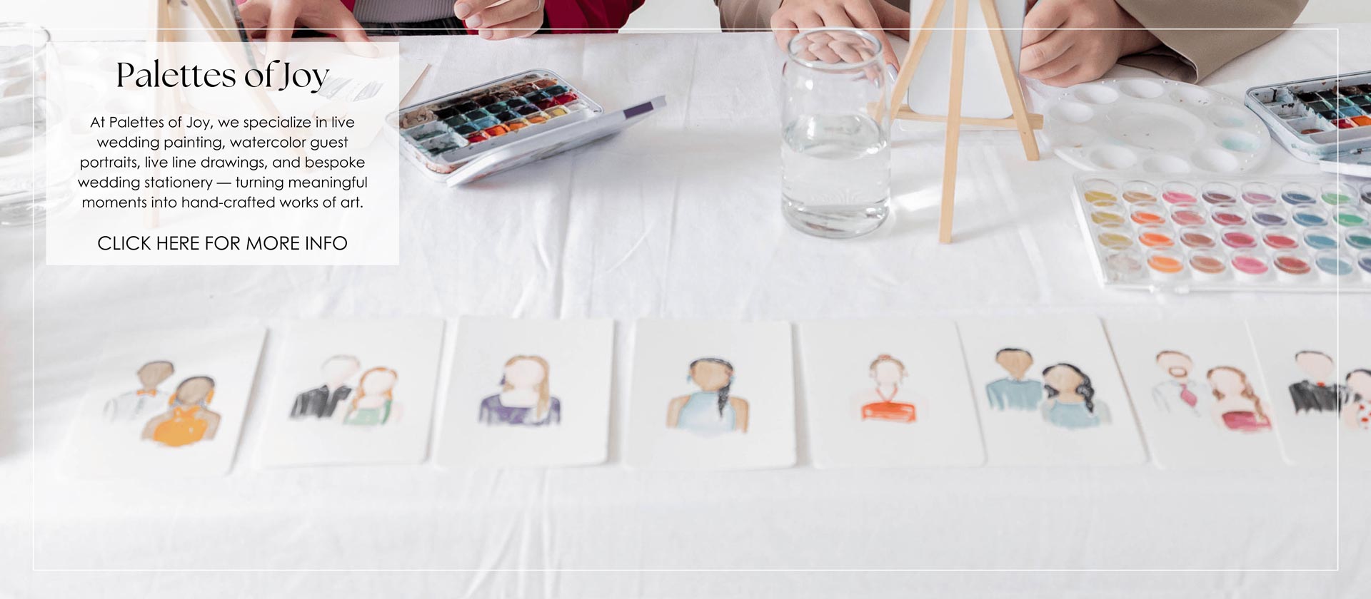 Wedding Painting Palettes of Joy