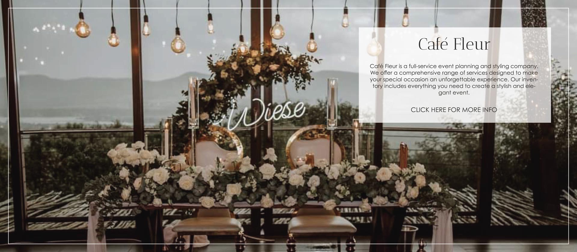Wedding Flower Supplier Cafe Fleur