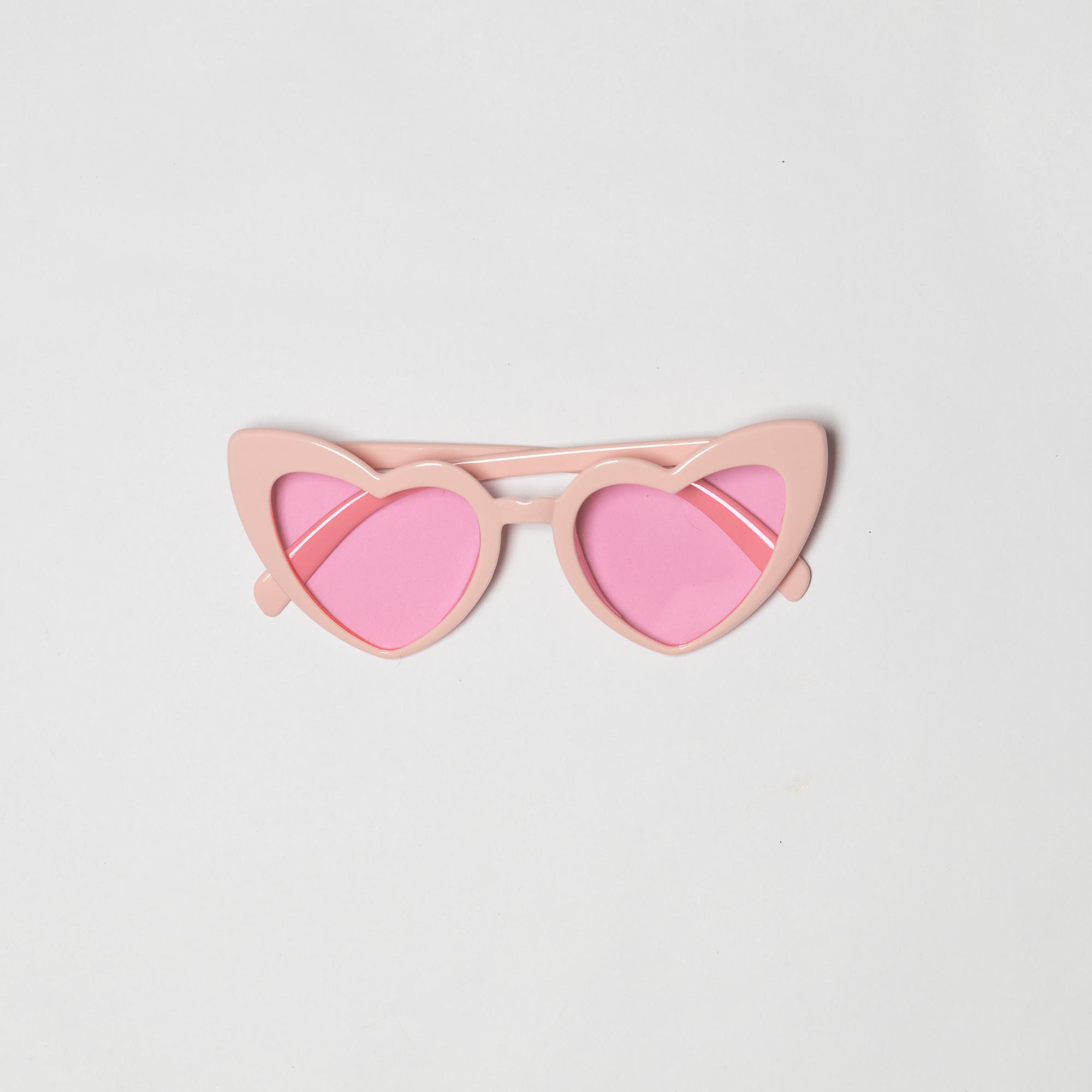 Light Pink Heart Glasses