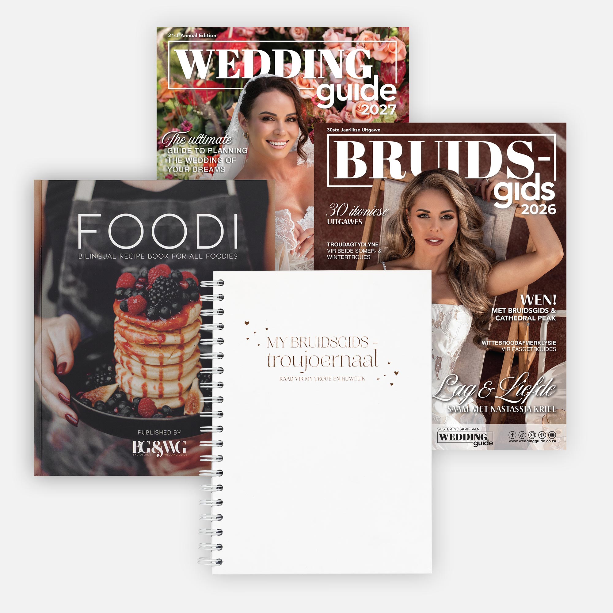 Wedding Guide 2027 Bruidsgids 2026 Foodi recipe book Afrikaans Wedding Journal