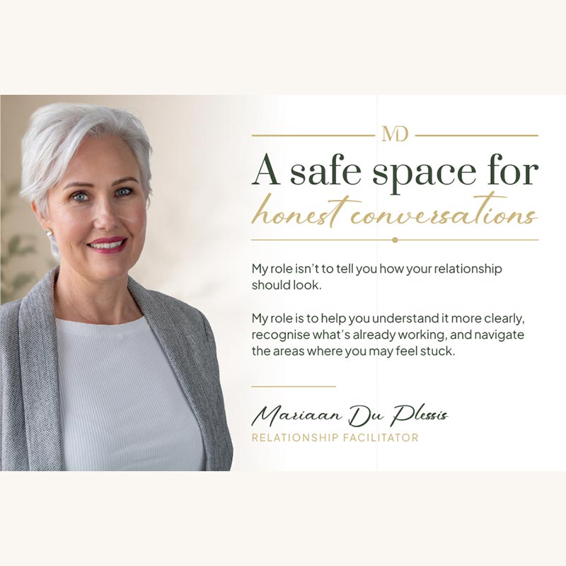 Mariaan Du Plessis Relationship Facilitation gallery image